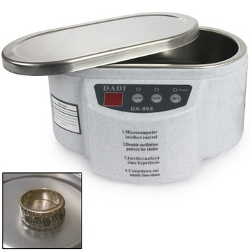 Myjka ultradźwiękowa 500ml do Stali Biżuterii itp