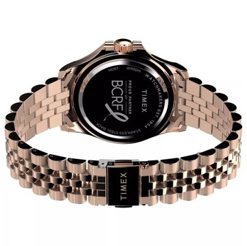 Zegarek Damski Timex TW2V96700 CYRKONIE różowe złoto