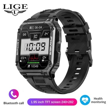 LIGE 2023 Sports Smart Watch Men Travel Compass Bluetooth Call Bracelet
