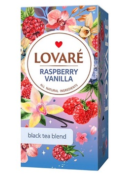 Herbata LOVARE Malina i Vanilla 24 kopert ZOBACZ