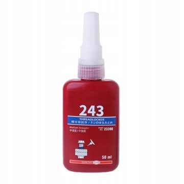 243 KLEJ DO ŚRUB GWINTÓW NIEBIESKI 50ML