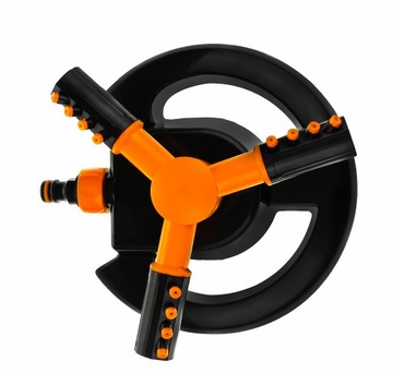 СПРИНКЛЕР ДЛЯ САДОВ ВРАЩАЮЩИЙСЯ ДОЖДЕВАТЕЛЬ 3-РУЧНОЙ РЕГУЛИРУЕМЫЙ ПРОЧНЫЙ