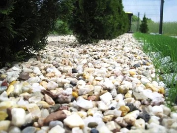 Красивый садовый гравий HONEY 16-32 мм, тонна, БИГ-БЭГ