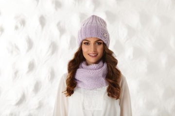 AMARETTA женская зимняя шапка Хизер