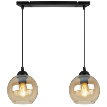 LAMPA WISZĄCA NOWOCZESNA ELEGANCKA SZKLANA KULA