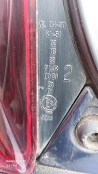 PEUGEOT 108 14- SVĚTLO ZADNÍ LEVÝ