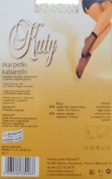 Носки в сеточку Katy RETE, средняя сетка, белые
