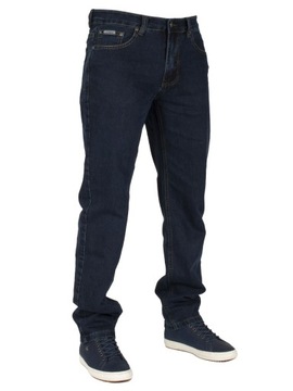 Spodnie męskie jeans W:39 102 cm L:32 granatowe