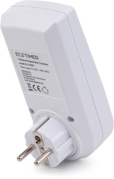 Программируемая розетка с таймером на 7 дней EC-PR07 ПРОГРАММАТОР