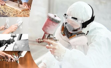 ПРОГАЗ РАСПЫЛИТЕЛЬНАЯ КРАСКА ПОЛУМАСКА С АКТИВИРОВАННЫМ УГЛЕМ