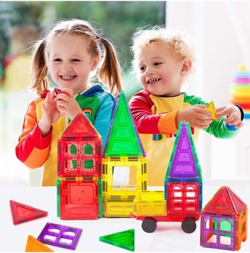 НАБОР БОЛЬШИХ МАГНИТНЫХ КОНСТРУКЦИОННЫХ БЛОКОВ 3D МАГНИТНАЯ ПЛИТКА ПАНЕЛИ 70 EL