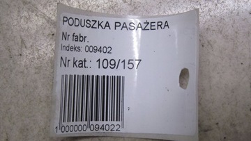 HYUNDAI IX20 ULOŽENÍ AIRBAG SPOLUJEZDCE 10-17 157