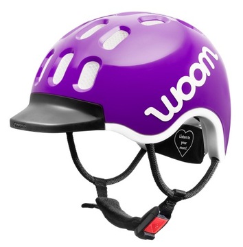 KASK ROWEROWY WOOM KIDS XS 46-50 FIOLET DZIECIĘCY