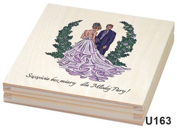 Свадебный сувенир, копилка, эко графика