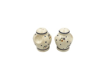 Ceramiczna posypywaczka do soli i pieprzu 2el. BOLESŁAWIEC 111D/GU1503