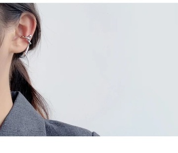 MLKENLY, 1 шт., уникальный дизайн, настоящий зажим для ушей с узлом, INS Wi