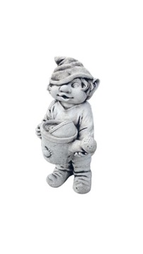 Figura betonowa krasnal z konewką