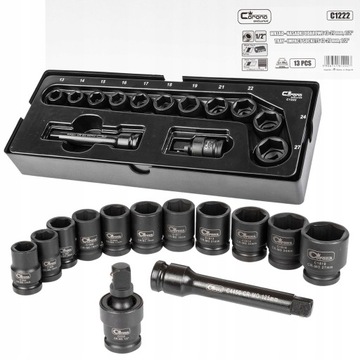 Richmann NASADKI UDAROWE 1/2' 13-27MM +TACKA C1222