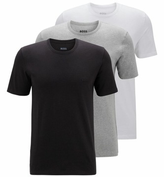 Hugo Boss Komplet 3 t-shirtów Classic 50475284-999 Kolorowy Regular Fit M