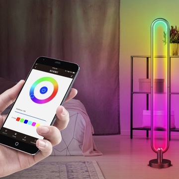 LAMPA LED podłogowa WIFI SMART TUYA PLUG RGBW INTELIGENTNA MOCNA JAKOŚĆ