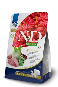 N&D Quinoa Dog Lamb Digestion Układ pokarmowy Medium Maxi 7kg.