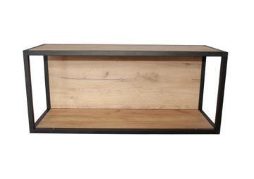 PÓŁKA REGAŁ LOFT ALU INDUSTRIALNA 60 CM DĄB OPCJE