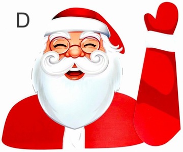 Рождественский Санта-Клаус - Наклейка стеклоочистителя