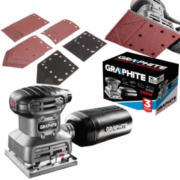 GRAPHITE SZLIFIERKA OSCYLACYJNA 220W 104x112 MM
