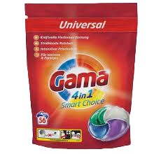 Kapsułki do prania Gama 4 in 1 60 szt.
