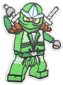 Naszywka HAFT Termo Lego Ninjago Zielony Lloyd