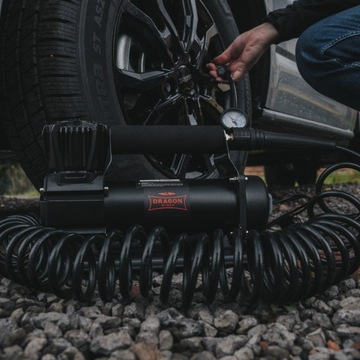 АВТОМОБИЛЬНЫЙ КОМПРЕССОР DRAGON WINCH DWK-PS 500 SHD PORTABLE 200 PSI 108L