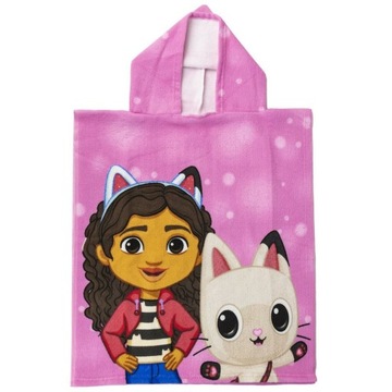 Ręcznik-poncho z kapturem Gabby's Dollhous