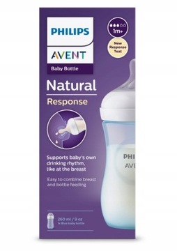 Philips Avent Butelka Natural Response responsywna 260ml 1m+ SCY903/21