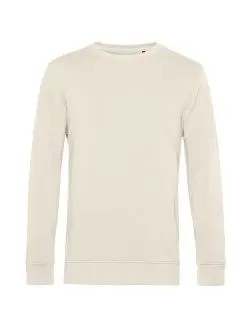B&C Eko Bluza męska Crew Neck off white XL
