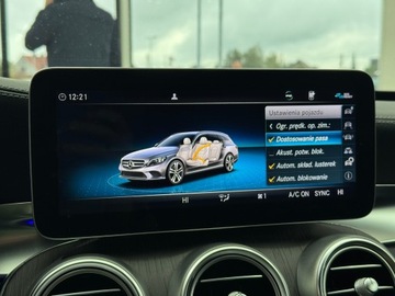 Mercedes Klasa C W205 Kombi Facelifting HYBRYDA 2.0 300 de 306KM 2021 Mercedes-Benz C 300 AMG Line Plug In / 1 właścicie, zdjęcie 32