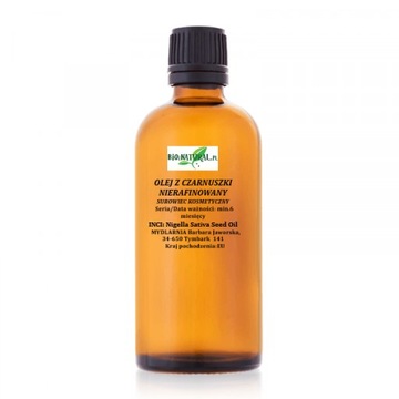 Olej z czarnuszki nierafinowany 50ml