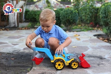 Traktor spychacz koparka do piaskownicy 6167