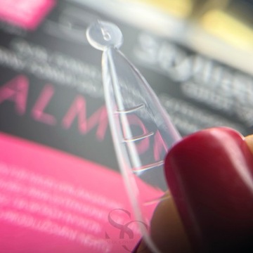 Claresa Stylistic Формы для акрилового геля двойной формы Миндаль 120шт Миндаль