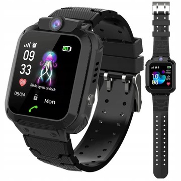SMARTWATCH Zegarek GRY latarka LBS LOKALIZATOR Q13