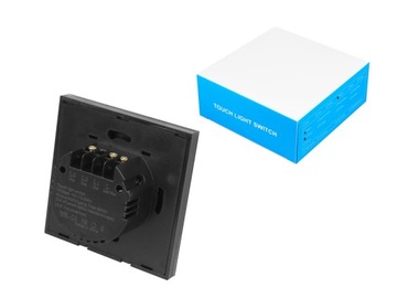 ДВОЙНОЙ СТЕКЛЯННЫЙ СЕНСОРНЫЙ ВЫКЛЮЧАТЕЛЬ СВЕТА