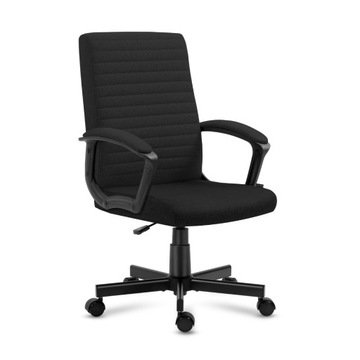 Fotel Biurowy Obrotowy MATERIAŁOWY NOWOCZESNY Mark Adler Boss 2.5 Black