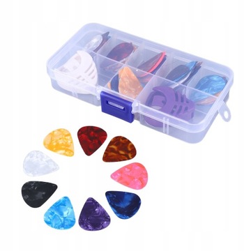 60 шт. Красочные целлулоидные медиаторы для гитары.