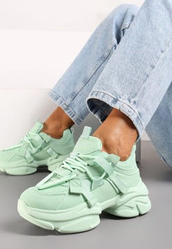 Renee Zielone Sneakersy damskie 37