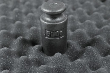 Акустическая пена FALA 8 м², шумопоглощающая стена толщиной 2 см в репетиционной студии