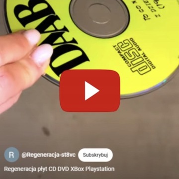 Regeneracja Płyt CD DVD XBOX PS SKUTECZNA Naprawa Renowacja Czyszczenie