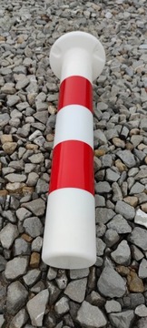 Słupek drogowy U-12C PE odblaskowy blokujący 80cm