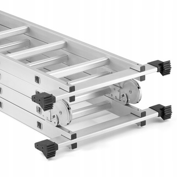 DRABINA aluminiowa 4x4 mini rusztowanie + WÓZEK
