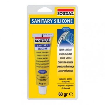 SOUDAL SILIKON SANITARNY 60G BLISTER B/BARWNY (6)