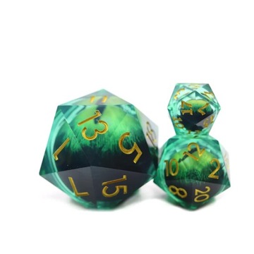 ВРАГ В КУСТАХ LIQUID DICE D20 3,3 CM RPG DICE