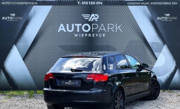 Audi A3 8P Hatchback 3d 2.0 TDI PD 140KM 2004 Audi A3 Sportback Gorzow Wlkp , 2x S-LINE, czarna Podsufitka 2.0 Diesel, zdjęcie 9